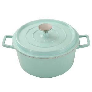 Quality Amazon TOP Seller Kitchen Cookware Round Aluminium Enamel Pot Crock Pot Soup Pots For Cooking wholesale