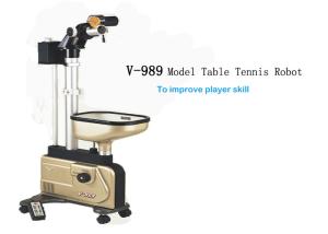 Quality Two Points Mode Auto Table Tennis Machine For School And Club Training wholesale