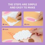 Animal Felt Masks DIY Craft Kits 8 Pcs For Girls Birthday Party Favors