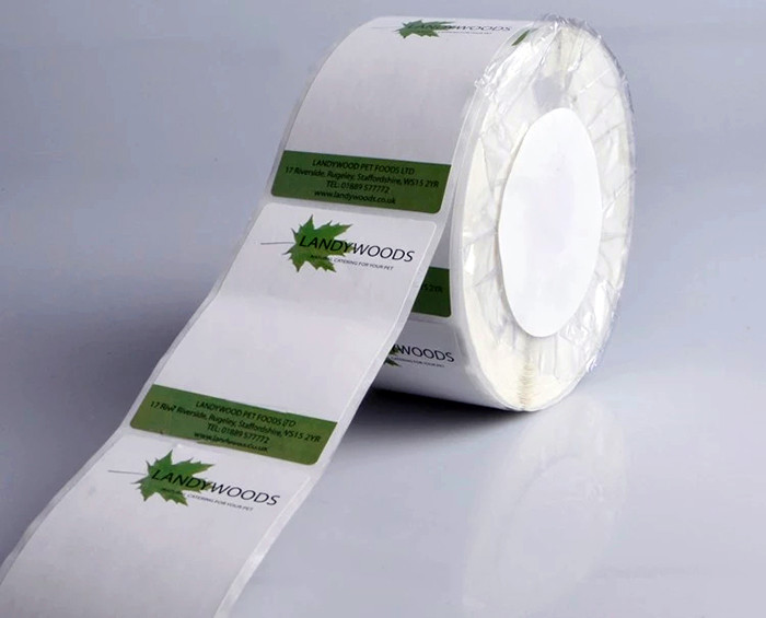 Custom waterproof mat self-adheisve paper artpaper packaging label stickers roll printing