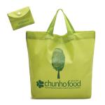 Reusable tote 190T 11x9cm Nylon Folding Shopping Bag