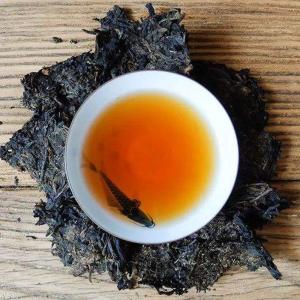 Quality Traditional Chinese Tea Brick , Anhua Big Leaf Tea Compressed Fermented wholesale