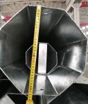 40FT 11900mm 3mm Thick Hot Dip Galvanized Octagonal Steel Pole