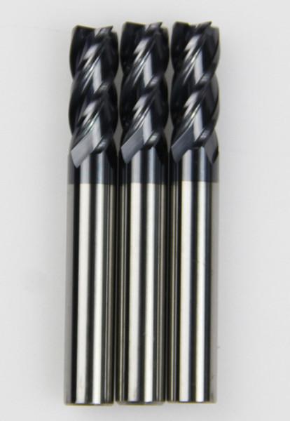 4 Flute HRC50/55/65 Solid Carbide Corner Radius End Mills For CNC / Engraving