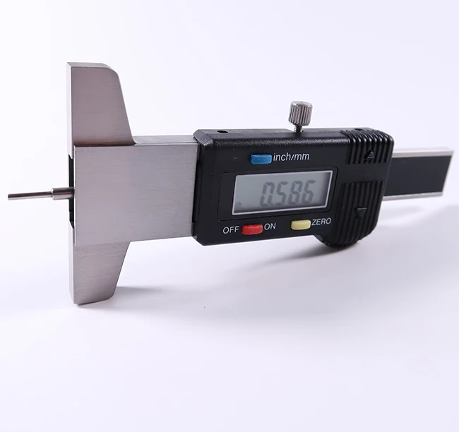 Tire Tread Depth Gauge Meter Measurer Tool Caliper Thickness Gauges Tread Brake Pad Digital Car Tyre Shoe