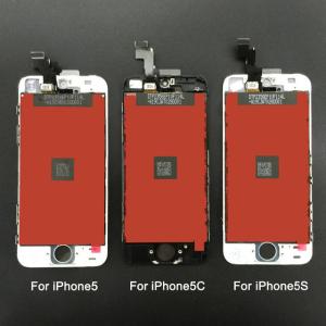 Quality China Manufacturer Apple iPhone 5 5S 5C LCD Display Touch Screen Assembly With Digitizer Glass No Dead Pixel Phone Parts wholesale