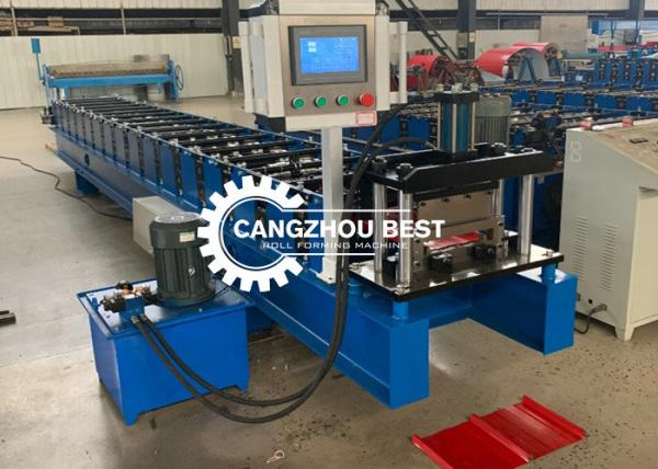 Cheap Standing Seam Panel GI Roofing Sheet Roll Forming Machine for sale