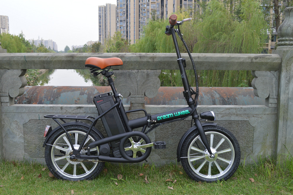EN15194 Smart Electric Folding Bike 16 Inch With 36V 250W Motor