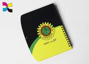 China Hardcover A4 A5 Spiral Notebook Printing With Colorful Wire Binding on sale