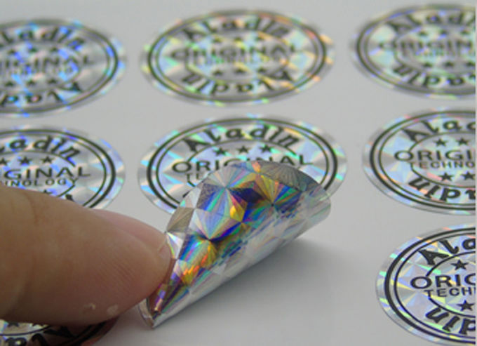 Customized self adhesive PET hologram laser anti counterfeit label