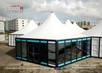 Aluminum Frame Large Outdoor Event Tents Hexagon Module Square Tent