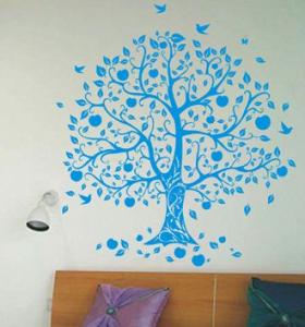 Quality Removable Wall Flower Stickers G175 / Floral Wall Stickers wholesale