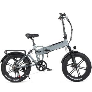 Quality 750lbs Fork Fat Tire Electric Folding Bike 160 Braked 6061Alu Frame wholesale