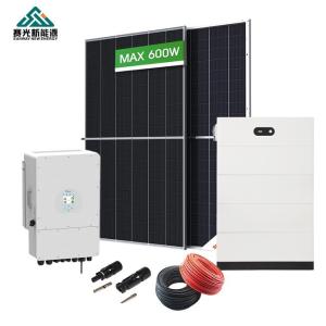 Quality 5000w 6000w Hybrid Solar Energy System 8000w With Lifepo4 Battery Type wholesale
