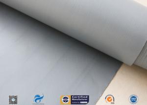 Quality Plain Plastic Coated Fabric For Flexible Air Ducting / Lightweight Fiberglass Cloth wholesale