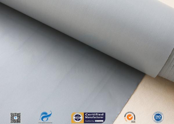 Plain Plastic Coated Fabric For Flexible Air Ducting / Lightweight Fiberglass