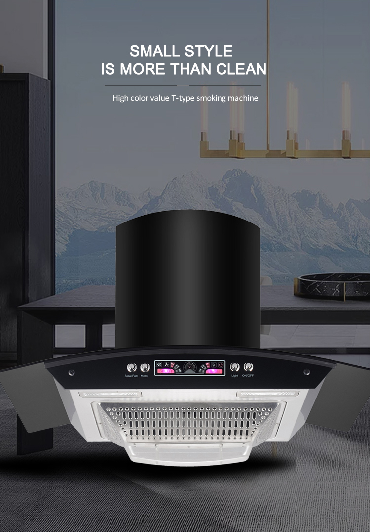 Quiet Electric Recirculating Hood 1000 Cfm Range Hood Stainless Steel Glass