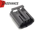 1 Row 3 Pin Amp Automotive Connectors Female Black With Crimp Terminals 90980