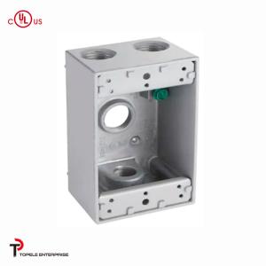 Quality Rectangle Aluminum Electrical Box , Switch Electrical Box Outdoor wholesale