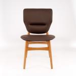 Modern Dining Room Furniture Upholstered Leather Wood Chair in Traditional