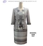 MANANNA ladies grey suit /apricot suit clothing stores