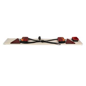 Quality Trailer Rear Light Board PVC White Board Trailer Tail Lamps With Cable IATF16949 wholesale