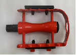 Customization Red Flat Bike Pedals High Performance
