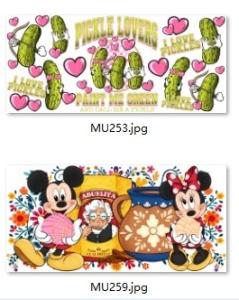Quality High Scratch Resistance DTF Wraps UV Transfer Stickers Removable Adhesive wholesale