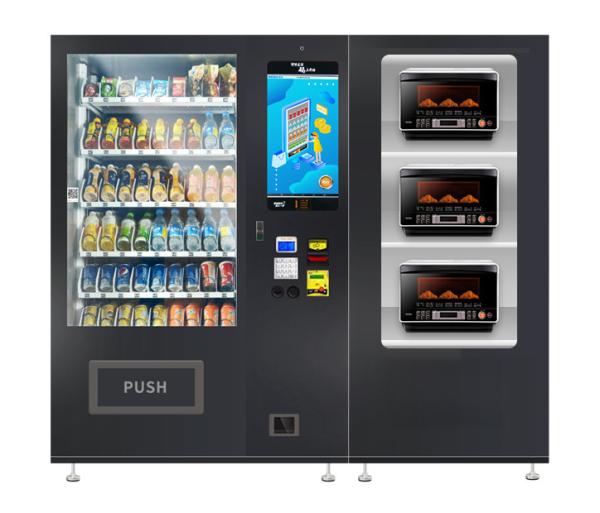 Noodles Lunch Box Fast Food Snacks Drinks Automatic Vending Machine With