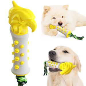 Quality 86*62*205mm Rubber Dog Chew Toy Pet Toothbrush Stick wholesale