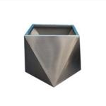 Outdoor large long square rectangle garden planters steel flower pot