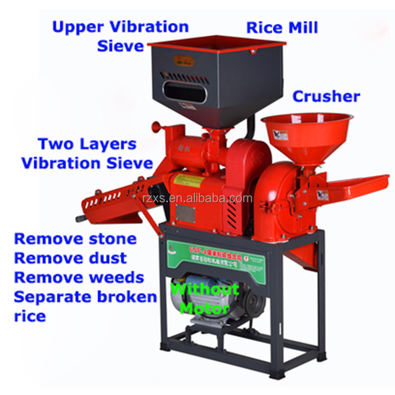 Modern Auto Combined Paddy Corn Polisher Whitener Mini Rice Mill for Single Phase