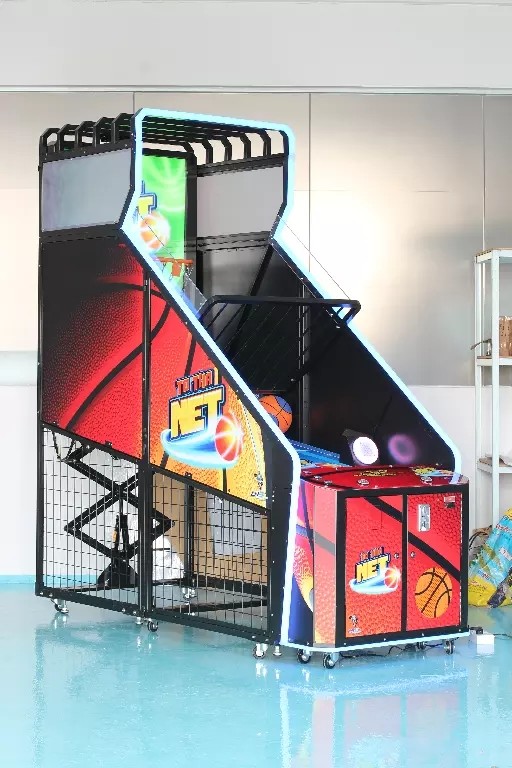 65 Inch LCD Arcade Street Basketball Shooting Game Machine