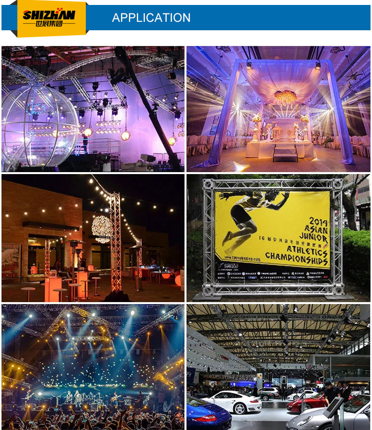 Customized Aluminium Lighting Truss For Performance ISO9001