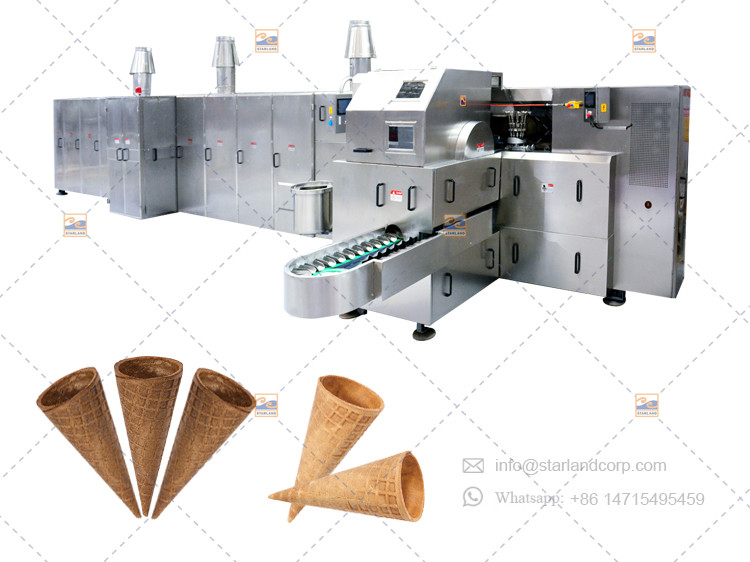 Stainless Steel Sugar Cone Machine Ice Cream Cone Production Line