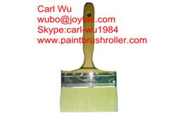 Natural pure bristle Chinese bristle synthetic mix shed fence paint brush wood