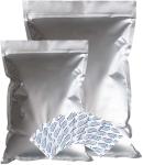 Air Tight Mylar Vacuum Sealer Bags With Oxygen Absorbers Food Storage FDA