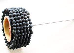 Quality Silicon Carbide Ball Polishing Honing Brush/ Steel Handle Twisted Flexible Grinding Brush wholesale
