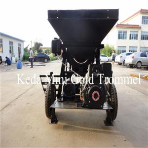 Quality 10t/h 530*1800mm Mobile Trommel Gold Washing Plant feeder hopper wholesale