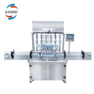 Quality 6 nozzles automatic filling machine/ 6 head linear automatic cream filler wholesale