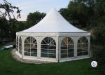 Aluminum Material High Peak Tents Glass Sidewalls For Meeting / Exhibition