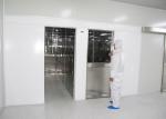 90 Degree Turn Personnel Air Shower Tunnel , Clean Room Equipments With Painted