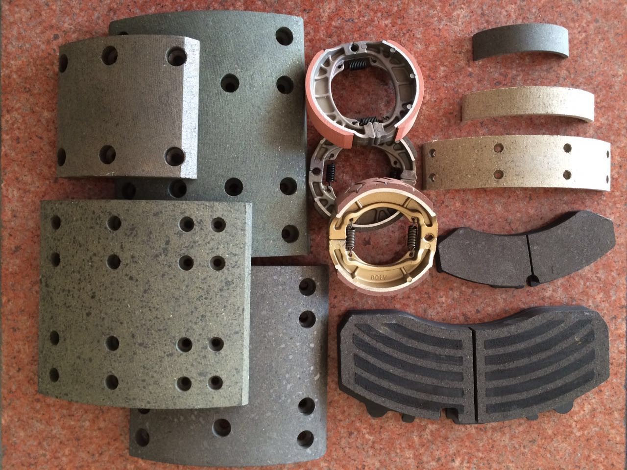 Wear Resistant Asbestos Free Semi Metallic Truck Drum Brake Lining