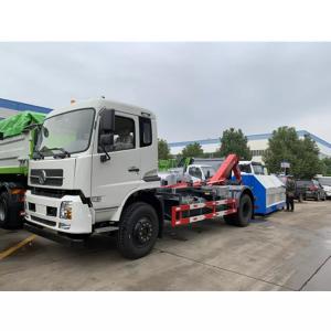 China 10 Ton Diesel Garbage Transport Truck , 4x2 Hook Lift Waste Truck on sale