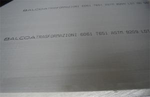 Quality Bright Surface Aluminium Alloy Plate 110Mpa Yield Strength A6061 Grade wholesale
