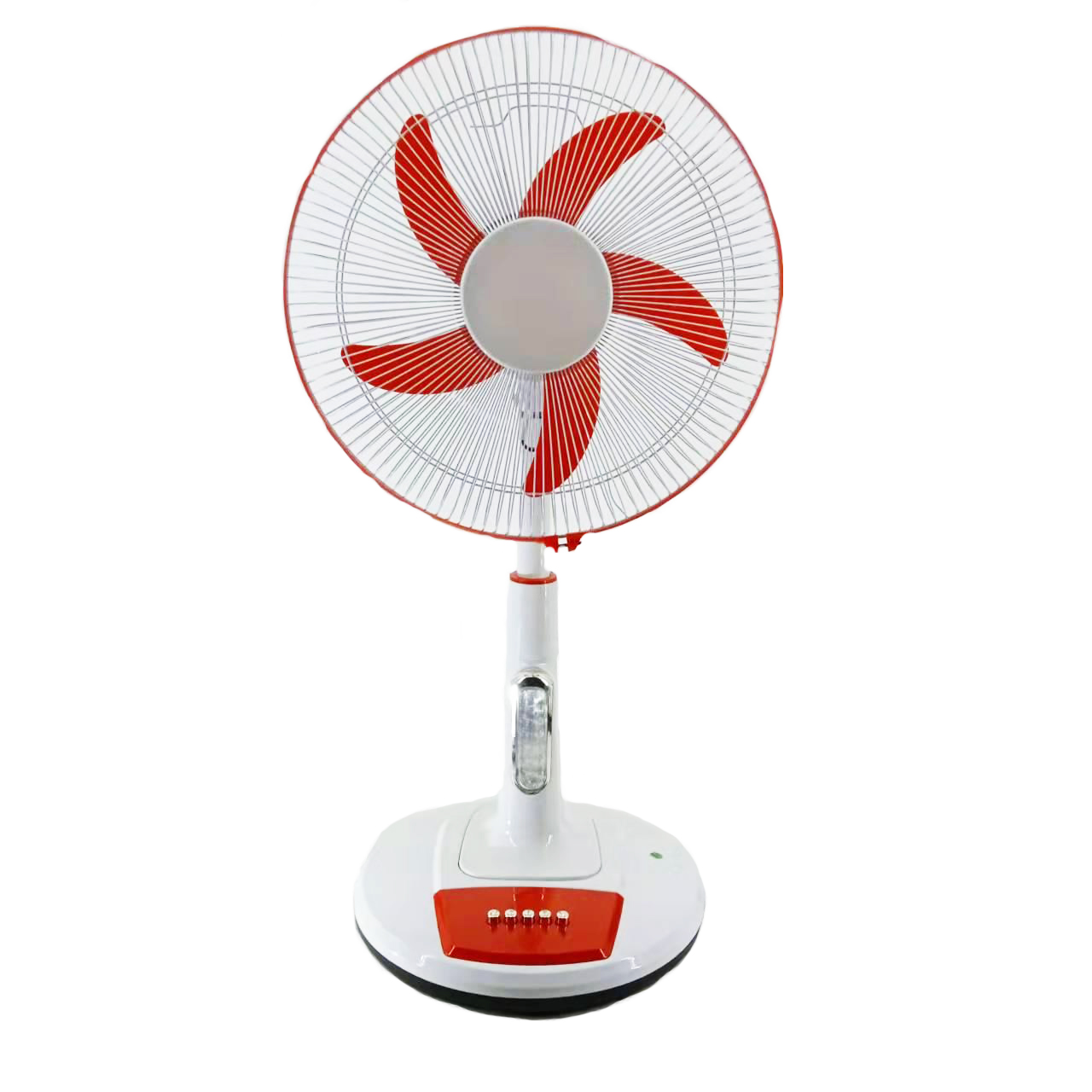 Strong Wind 12v Dc Blower Fan Rechargeable Solar Fan With Led Light