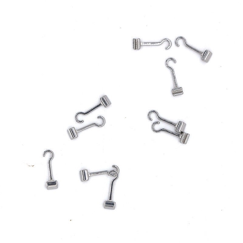 CE Certified Dental Orthodontic Crimpable Hook Long Curved Left Right for Certification MFDS Safety Standard
