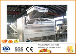 Quality SUS 304 Turnkey Orange Juice Production Line with Siemens PLC Touch Screen wholesale