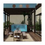 Outdoor Acrylic Infinity Prefab Swim Pool Quick Assembly Advantage and TUV