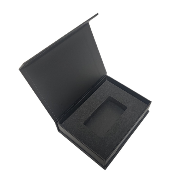 Custom Tin and Packaging Box for Luxury Black and White Solid Cologne for Men Perfume